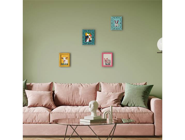 Bild Greyhound Mischgewebe Multicolor 22 x 27 x 22cm