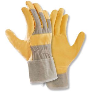 Böttcher-AG Arbeitshandschuhe Standard, Kunstleder, grau, Größe 10 / XL
