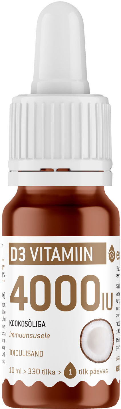 ECOSH Vitamin D3 4000IU Drops With Coconut Oil 10ml