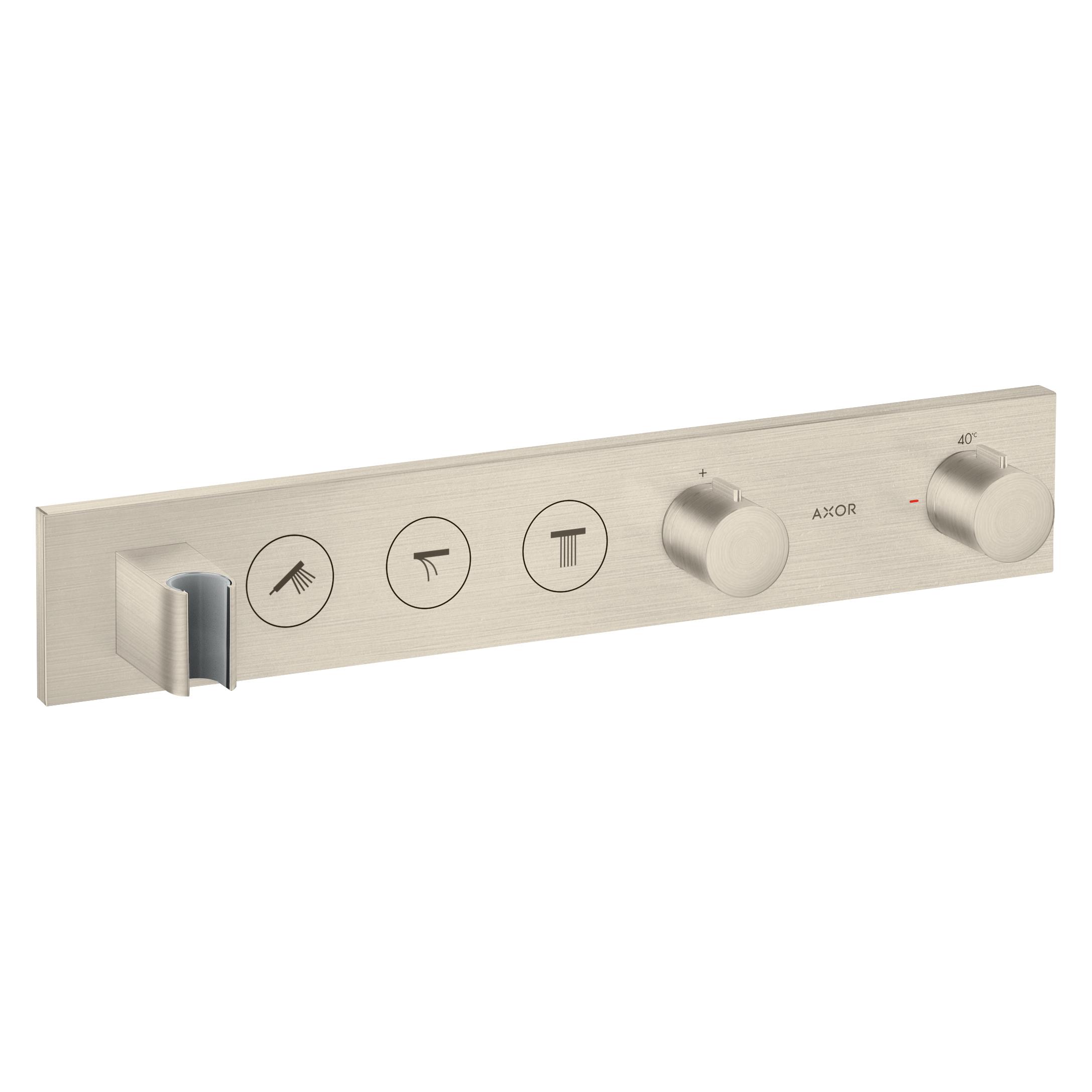 Axor Thermostatmodul SHOWERSOLUTIONS SELECT 530/90 brushed nickel (18356820)