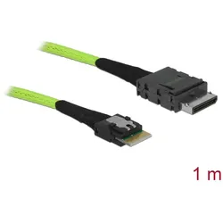 Delock Kabel OCuLink PCIe SFF-8611 zu Slim SAS SFF-8654 1 m