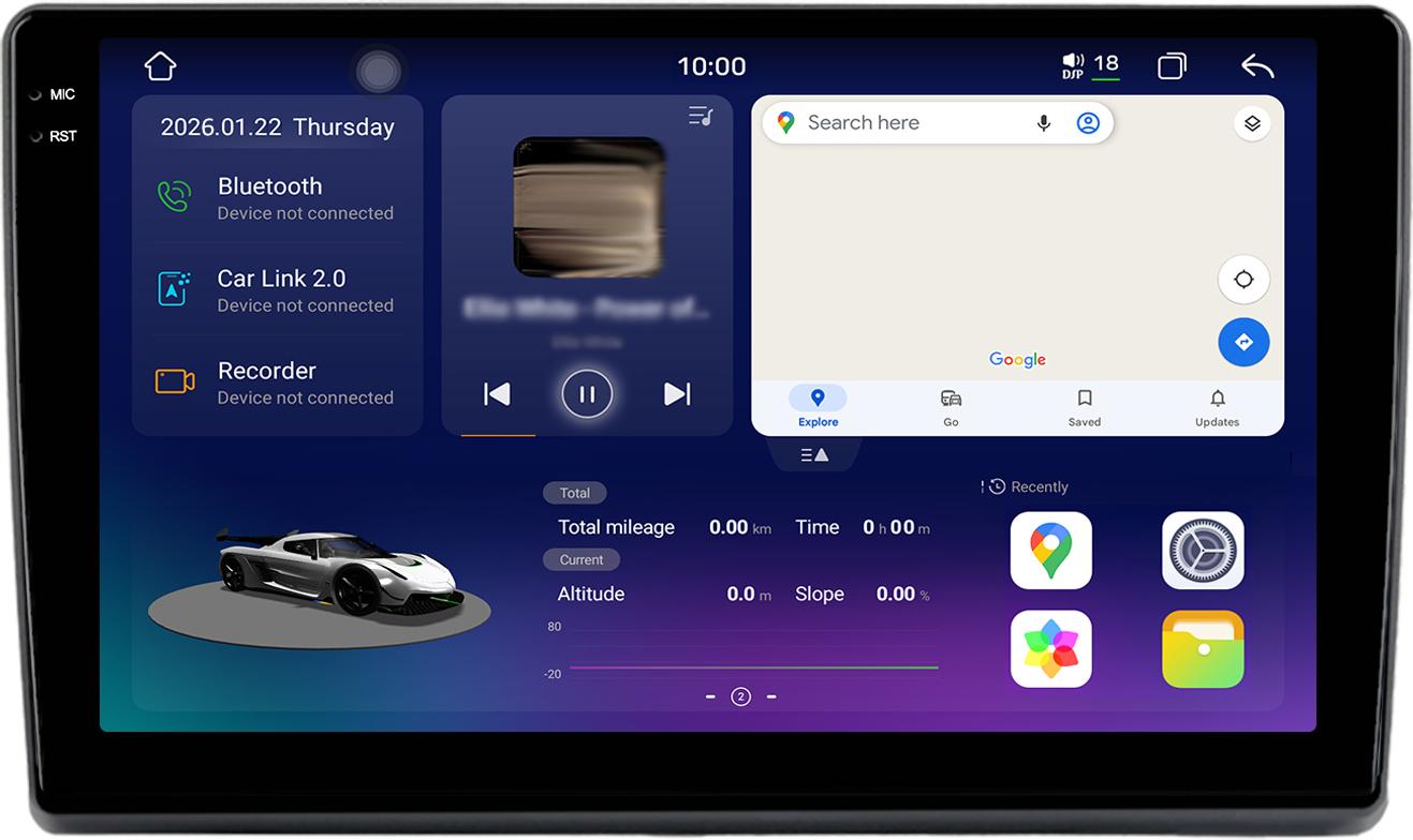 2k Display Android Radio 128GB für Fiat Ducato Peugeot Boxer & Citroen Jumper Wohnmobile Camper 2014-2022 Carplay Android Auto Navi 4G LTE Bluetooth DAB+ Rückfahrkamera