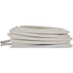 RS PRO Netzkabel, 3-adrig Typ Netzleitung Weiss x 3 (10 m), Stromkabel, Weiss