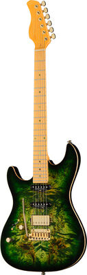 Larry Carlton S10 HSS Transparent Green LH Transparent Green