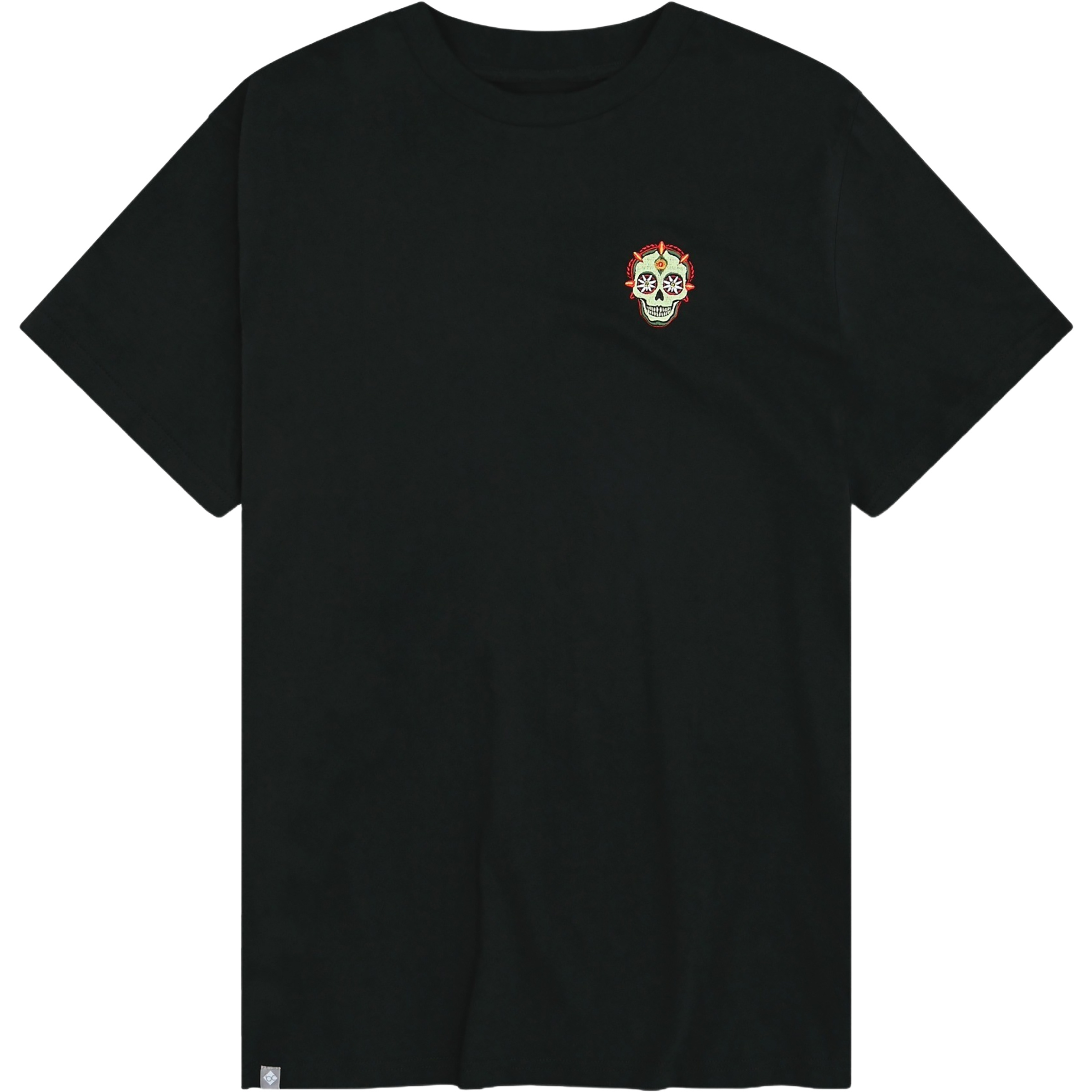 Bavarian Caps Dia De Muertos Herren T-Shirts schwarz Größe XL Lifestyle Hautfreundlich