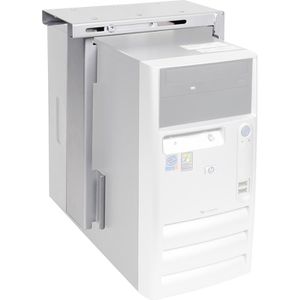 Dataflex PC-Halterung 32312, Top Grip, silber, zur Schreibtischmontage für Mini- & Midi-Tower