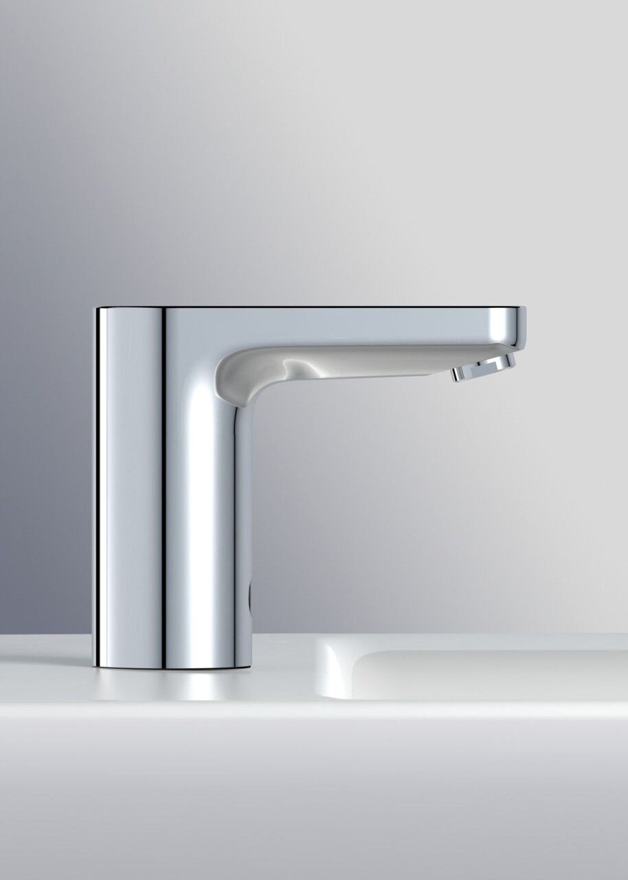 Ideal Standard Waschtisch-Armatur Ceraplus, m.Misch., Netzbetrieben, Chrom A6146AA A6146AA