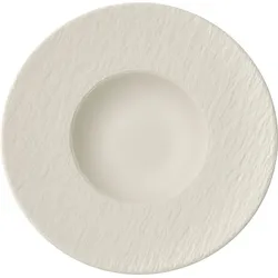 6er-Set Villeroy & Boch Pastateller Manufacture Rock Premium Porcelain Weiß