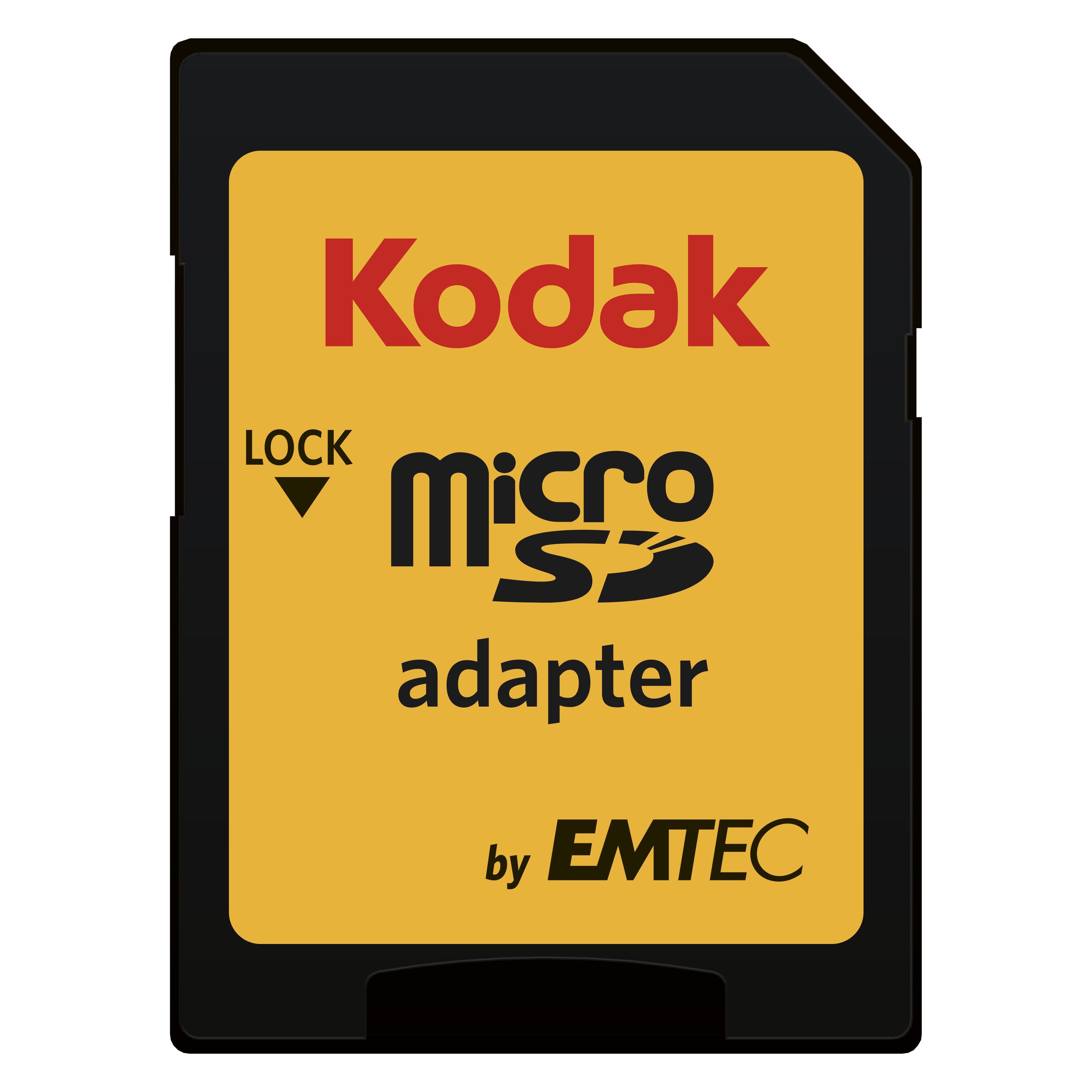 Emtec Kodak microSDXC Premium 64GB Class10 U1 V10 A1 (64 GB, microSDXC, UHS-I) (EKMSDM64GXC10K)