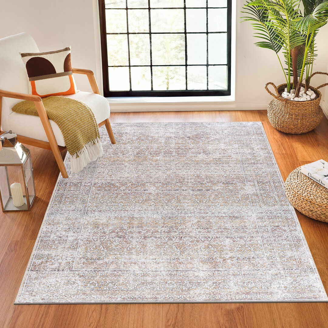 Langley Street Our PNW Home x Livabliss Rainier Rug Cream;Ivory;Brown 160cm W X 220cm L