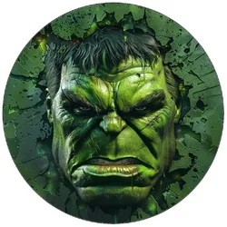 Essbares Papier „Transformers Hulk“, 19,5 cm