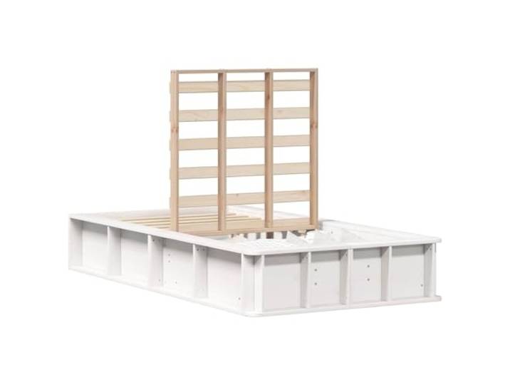PUGYNBK Bettgestell 75 x 190 cm Kiefer massiv Rechteckige Plattform, modernes Design, Verwendung im Innenbereich, einfache Reinigung
