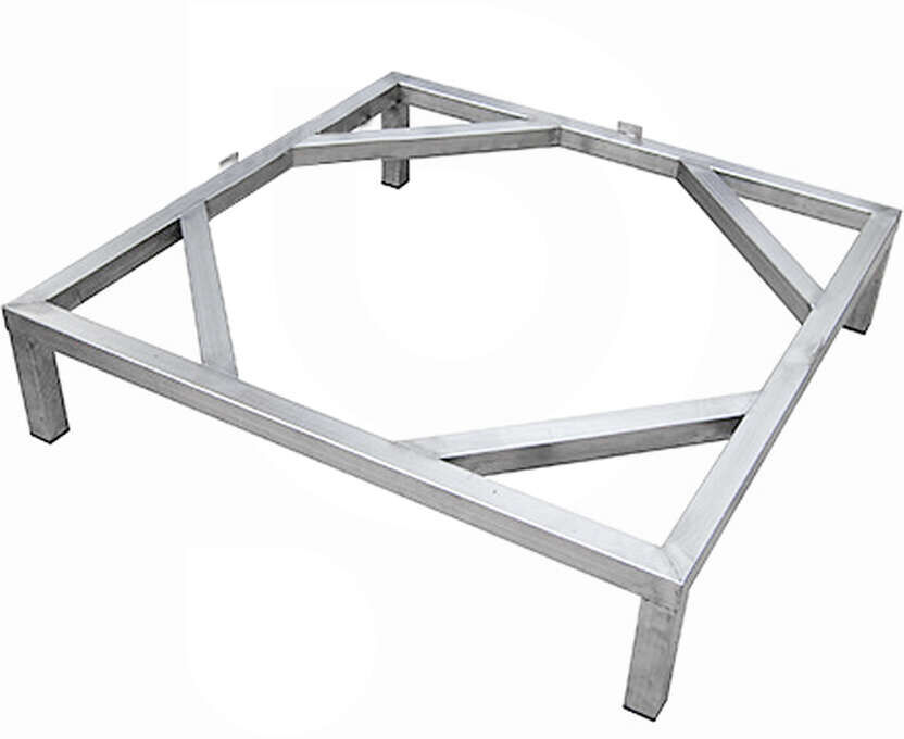 Polsinelli Supporto per pentola inox 100 L