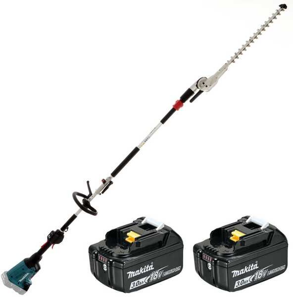 Makita DUX60 - Taille-haie sur perche à batterie 36V multifonction - Batteries 2x18V/3Ah