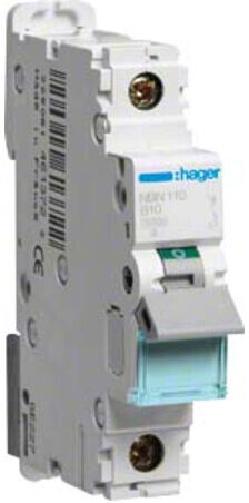 Hager Disjoncteur unipolaire B-10A, 10kA, 1M NBN110 (NBN110)