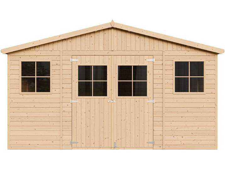Timbela M330+M330G - Houten tuinhuis - 15\,84 m² - 420x418xH252 cm - met vloer