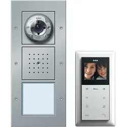 Gira Einfam.haus-Paket Video alu 049545