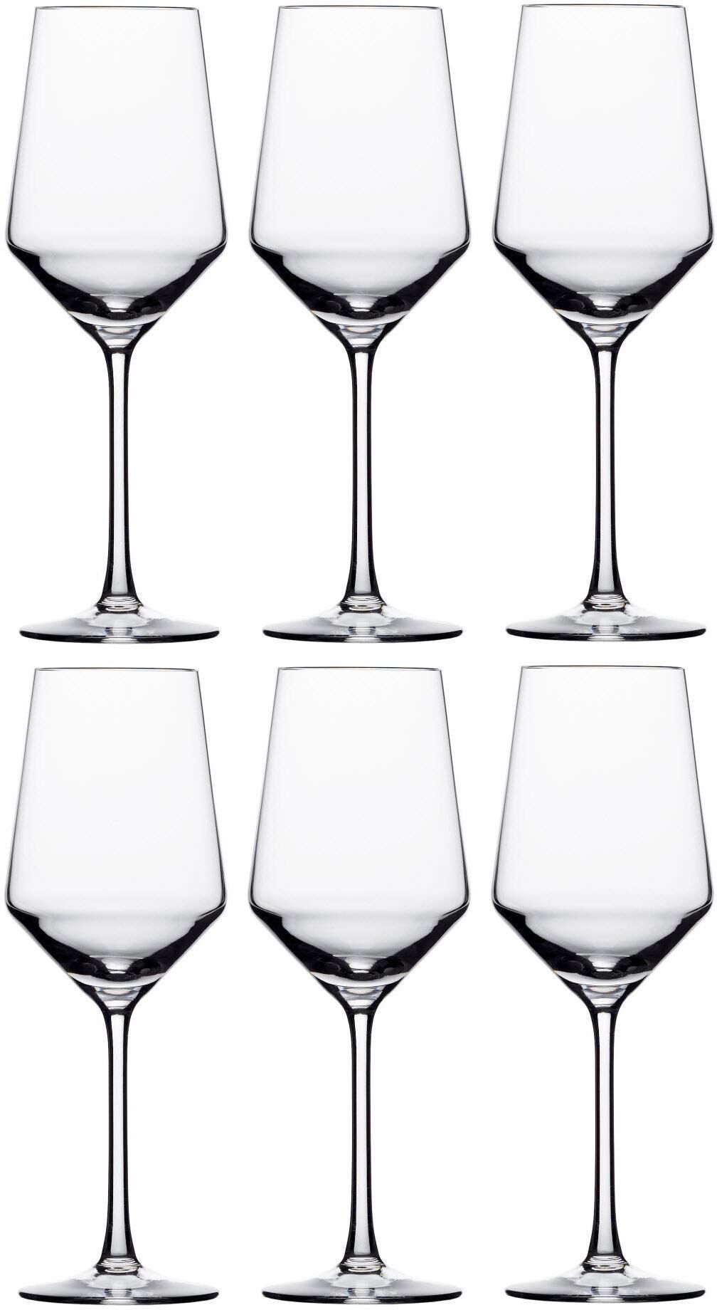 Weissweinglas SCHOTT-ZWIESEL "Pure, Sauvignon Blanc 4,08 dl, 6 Stück", transparent, H:23,2cm, Glas, Trinkgefässe, Weissweinglas, 6 teilig transparent 23,2cm, 408ml, 6 Stk.