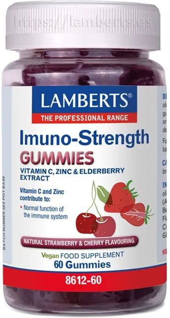 Lamberts Inmuno-Strenght Gummies 60 Gominolas Cereza-Fresa