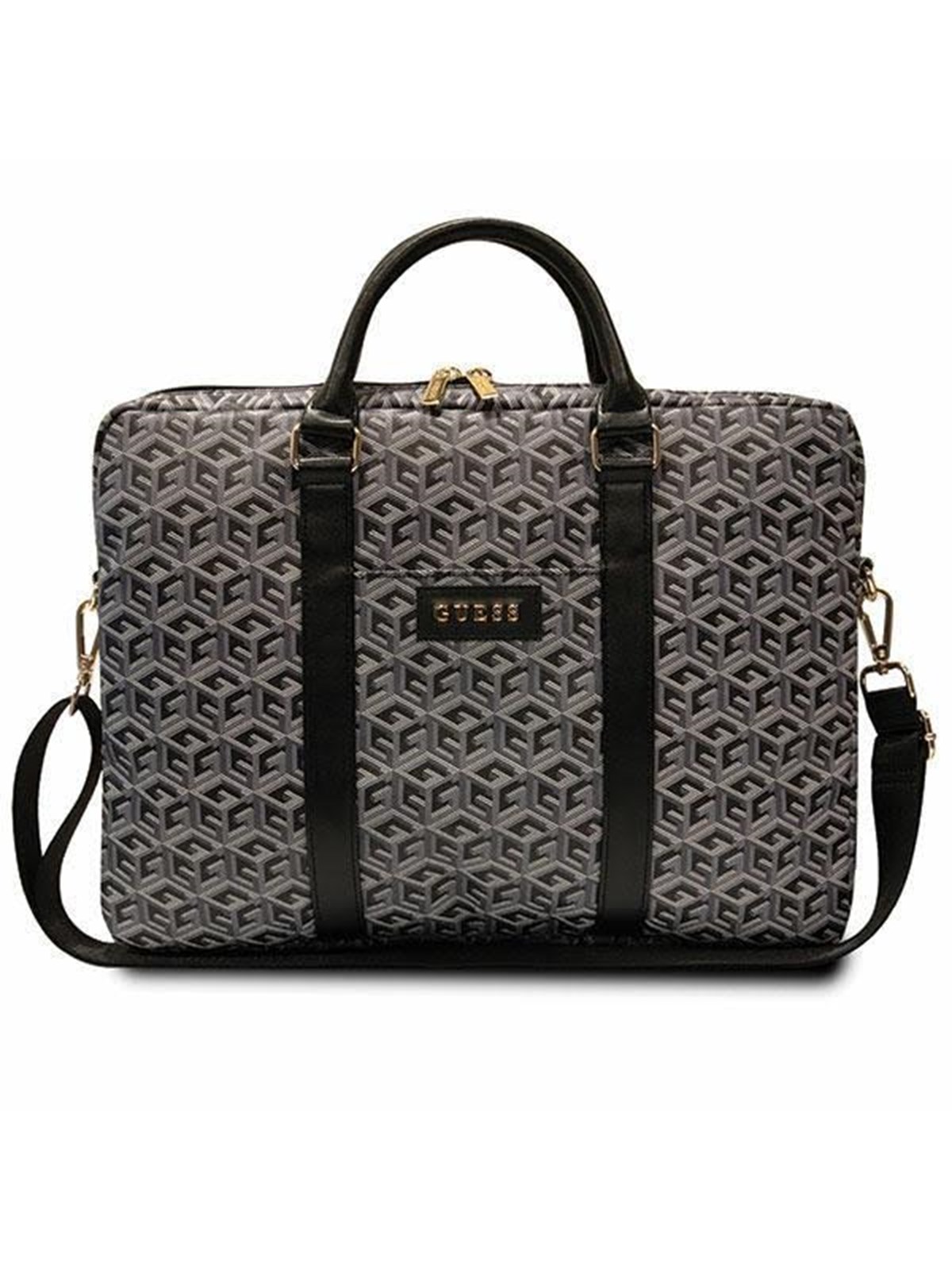 GUESS GCube Stripes bag for a 16" laptop - black