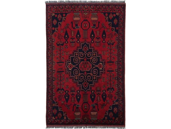 Khal Mohammadi Teppich 100x154 Handgeknüpft Orientteppich Wolle