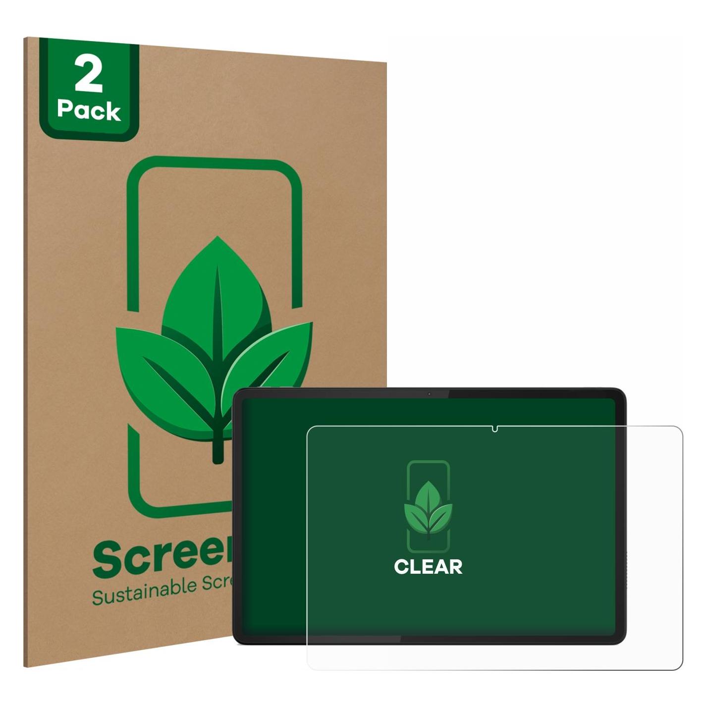 ScreenLeaf Schutzfolie für Lenovo Tab K11 Displayschutz Display Schutz Folie Klar Transparent (2 Stk., Lenovo Tab K11) (6155871)