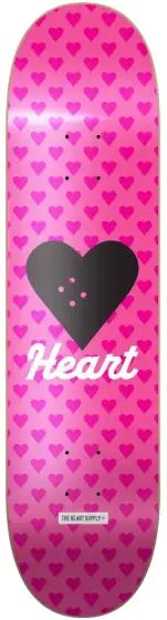 Skateboard Deck Heart Supply Vertical Flow (8" - Pink)