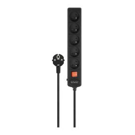 Savio Charger Pagarinātājs Surge Protection Power Strip 5 sockets 3m (5x, CEE 7/3, CEE 7/4, 3 m) (LZ-17)