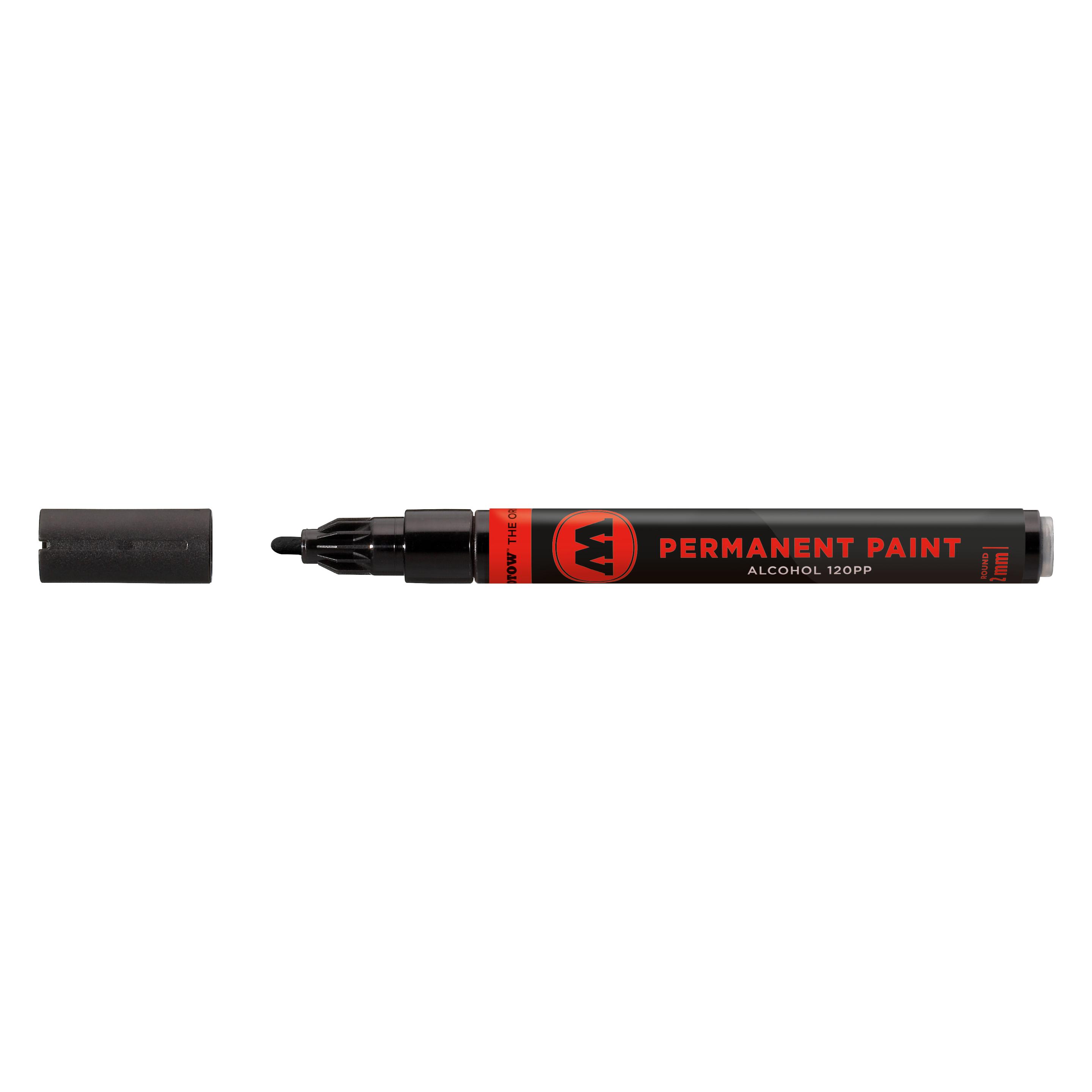 Molotow Filzstift Permanent Paint 120PP signal black 180 (1x) (120180)
