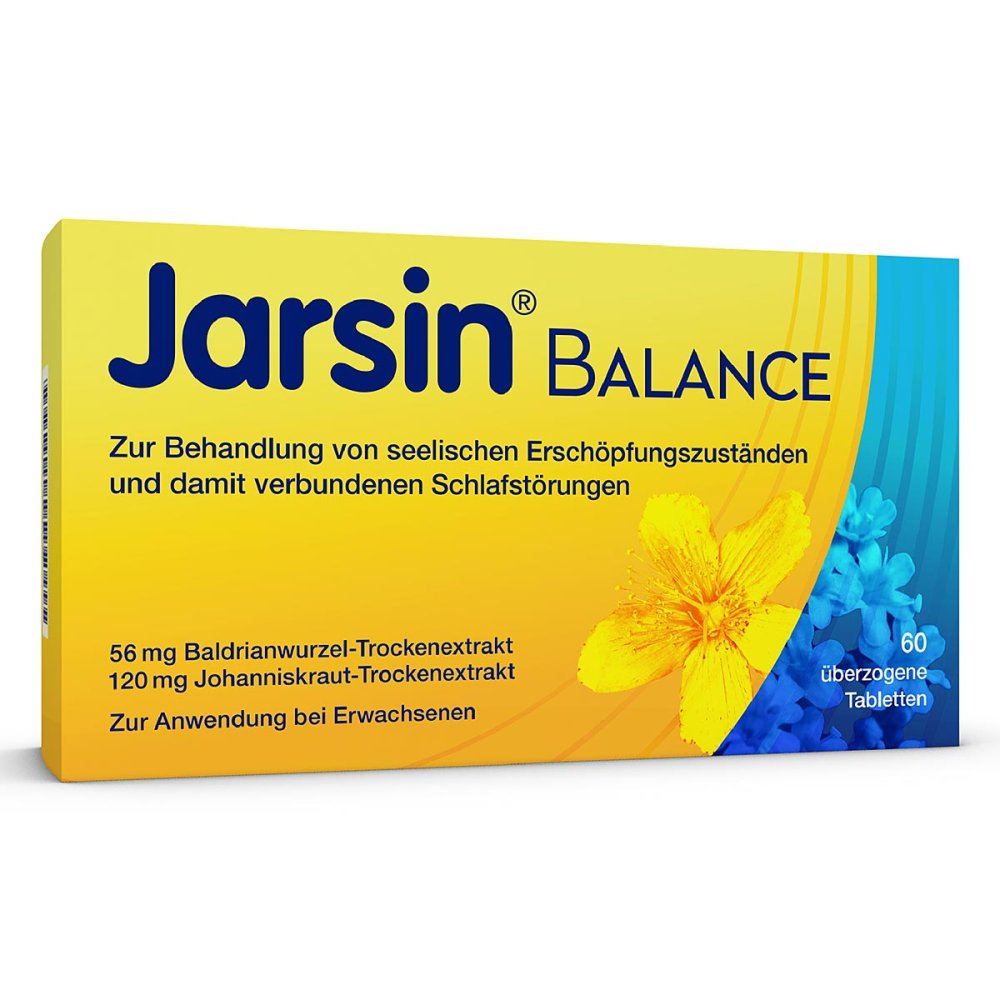 MCM KLOSTERFRAU Vertr. GmbH Jarsin Balance 56 Mg/120 Mg überzogene Tabletten 05500138