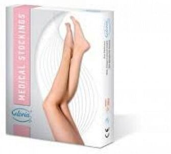 Gloria Med Gloriamed Thrombosis 18 Punta Chiusa Con Foro D'Ispezione Monocollant Sinistro Corto Misura S 1 Pezzo