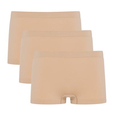 Panty JOCKEY "Seamfree Core", Damen, Gr. XXL, Microfaser, beige (light beige), Microfaser, Obermaterial: 93% Polyamid, 7% Elasthan, unifarben, körpernah, Unterhosen Panty, weich, Mikrofaser, leicht, elastisch
