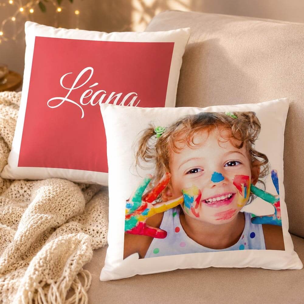 Ocadeau Coussin recto verso photos