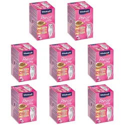 Vitakraft Katzenfutter Poesie Sauce, Multipack - 8x 6 Schalen