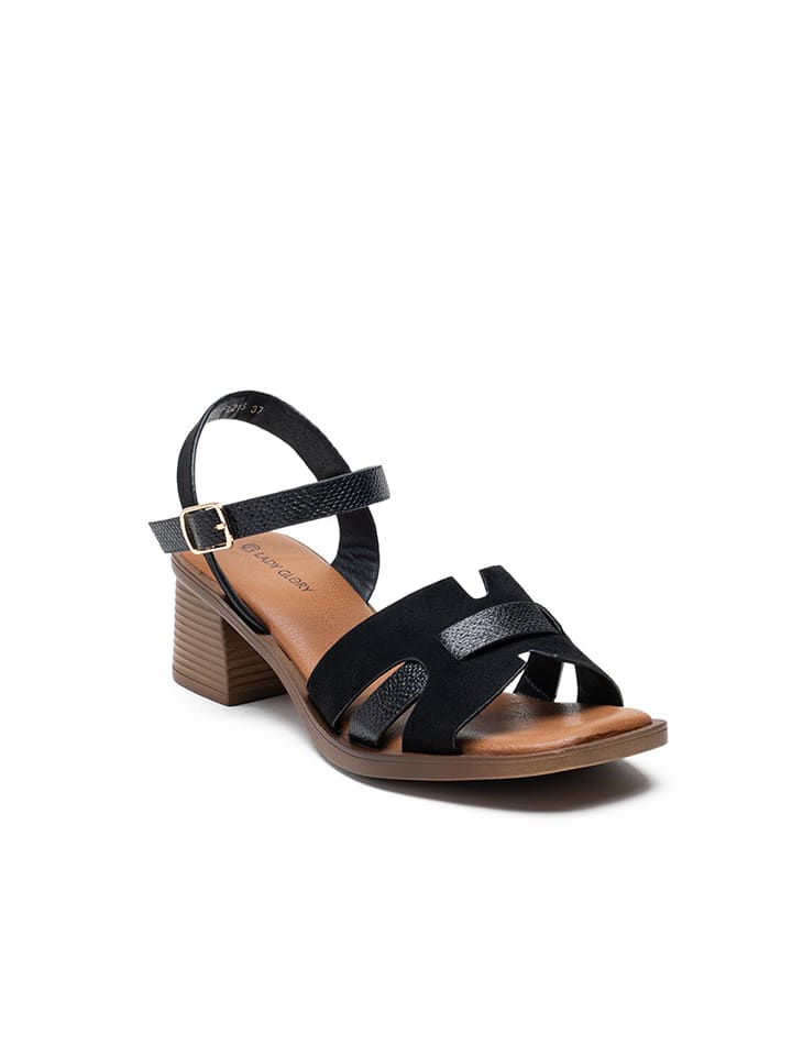 Foreverfolie Sandaletten in Schwarz - 39
