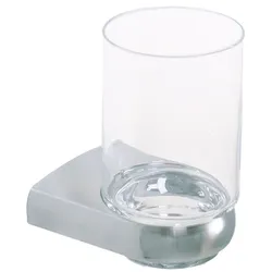 Bravat Metasoft Glashalter 816110 Glas zylinderförmig  klar, chrom