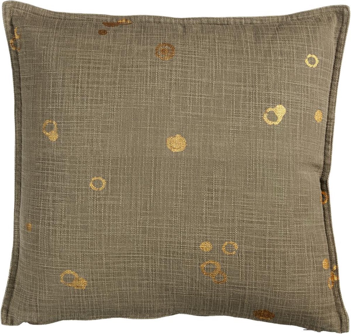 VT WONEN Dot Square Sierkussen Beige Polyester - 40 x 40 cm