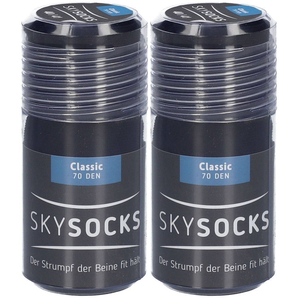 Skysocks Clas Black 40/41 x2 2x2 St