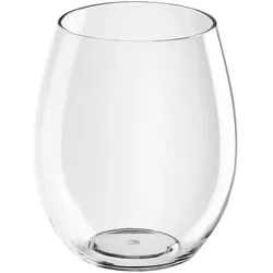 60 Mehrwegbecher Wasserglas 390ml Wiederverwendbar Kunststoff unzerbrechlich transparent Wasser Becher