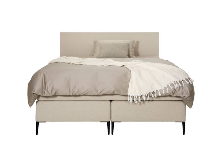 Boxspringbett President beige Stoff 180 x 200 cm - Möbel Konfigurator: Traummöbel individuell zusammenstellen
