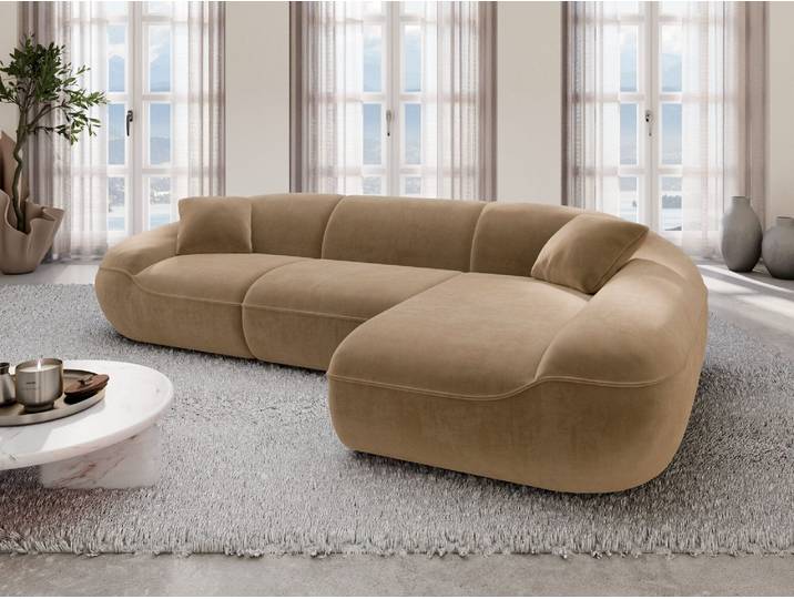 Ecksofa Solmare L-Form aus Stoff