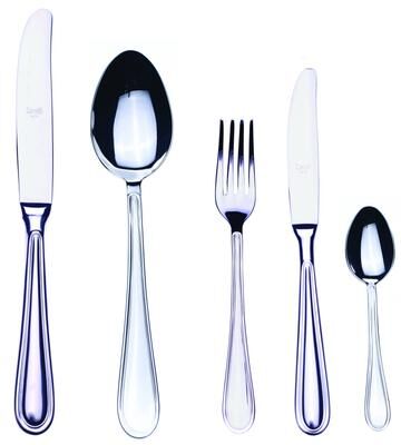 Mepra Norma Flatware Set - 5 Pieces - Stainless Steel
