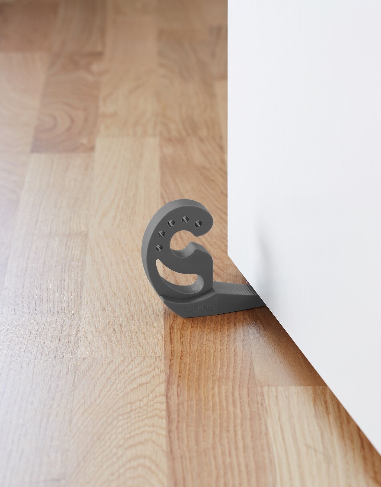 Fensterstopper WENKO "Modell Multi-STOP Anthrazit", grau (anthrazitfarben), B:11,8cm H:7,7cm L:2,5cm, Kunststoff, Fensterstopper, Fensterstopper, Klemmschutz, Türstopper aus Kunststoff