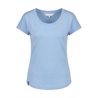 Rundhalsshirt ALIFE & KICKIN, Damen, Gr. S, blau (fjord), 100% Baumwolle (Bio), Rundhals, Shirts Rundhalsshirt