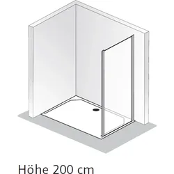 HSK Solida Seitenwand zur Kombination mit Gleittür 1533xxx