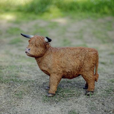 Hi-Line SoReal Brown Yak Decorative Figurine for Home & Office Décor, Handcrafted Resin Statue