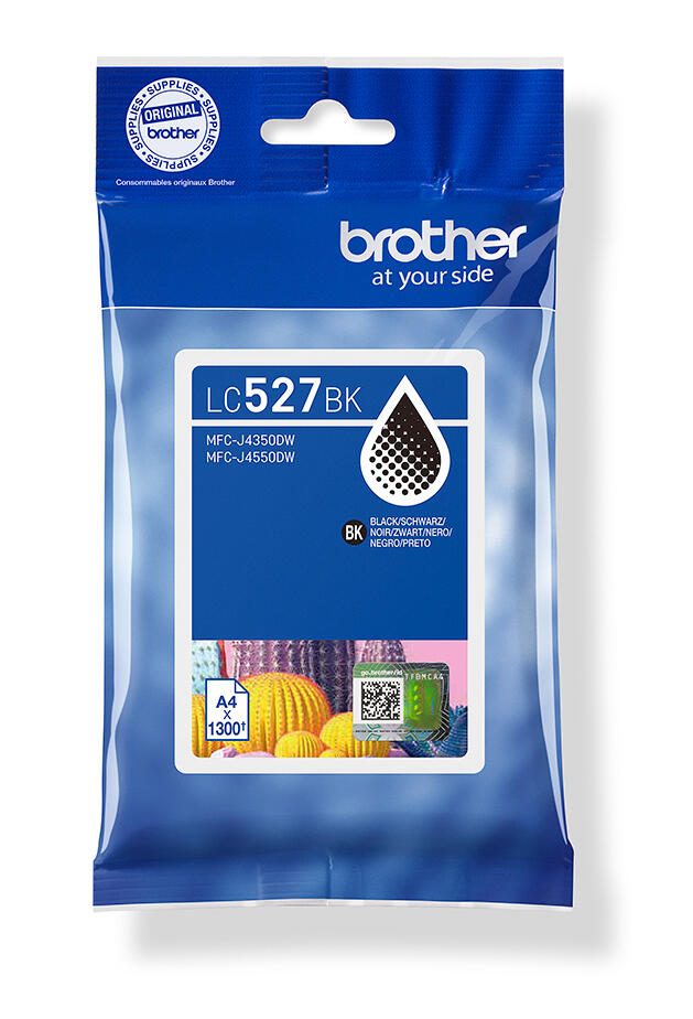 Brother Original LC527BK Druckerpatrone schwarz 1.300 Seiten