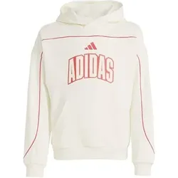 ADIDAS Kinder Kapuzensweat STADIUM HOODY MIT SCHRIFTZUG, Größe 176 in Weiß Weiß