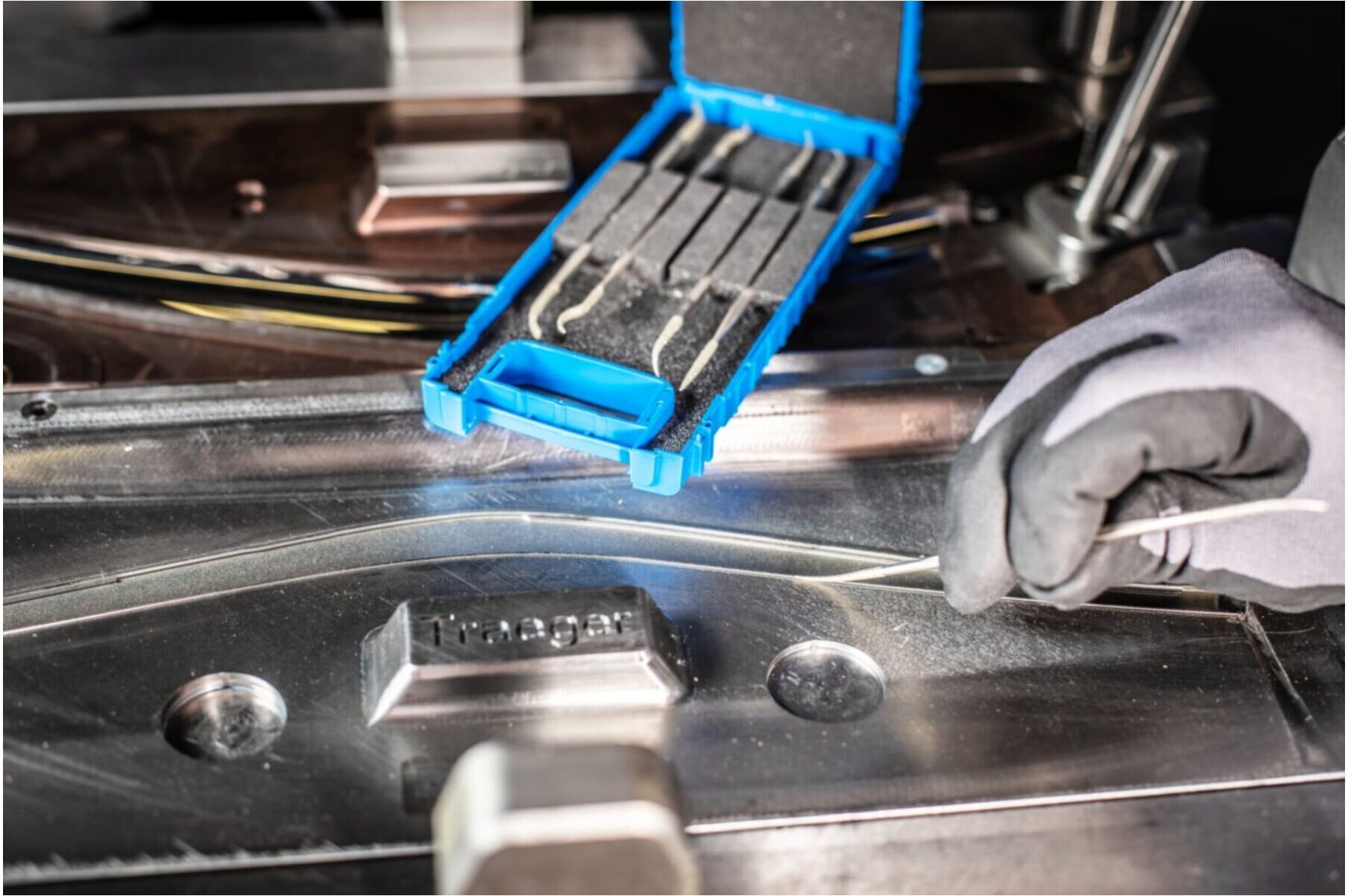 PFERD TOOLS Diamant-Riffelfeilen-Set 5-tlg. 150mm D126 (mittel) für komplexe Geometrien (15816242)