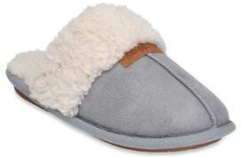 Women's Faux Shearling Memory Foam Scuff Slipper by GaaHuu in Grey (Size M(7/8))